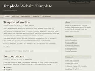 Emplode Free Website Template