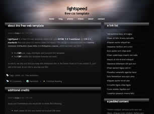 LightSpeed Free CSS Template